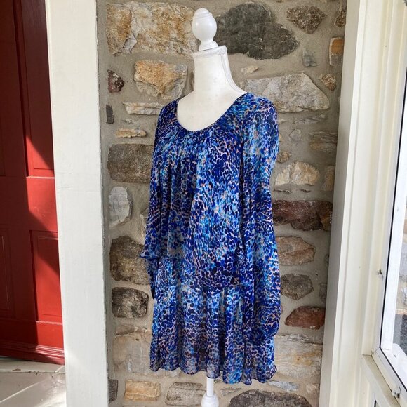 🌟NWT Plenty by Tracy Reece Flyaway Dress in Ombré Spots Womens Medium - Picture 5 of 11